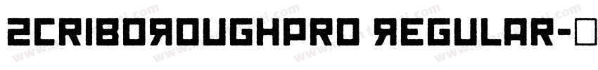 ScriboRoughPro Regular字体转换